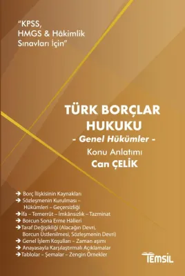 Türk Borçlar Hukuku Genel Hükümler Konu Anlatımı Can Çelik
