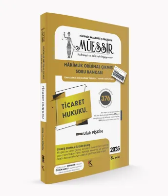 MÜESSİR İdari Hâkimlik Ticaret Hukuku Soru Bankası Ufuk Pişkin