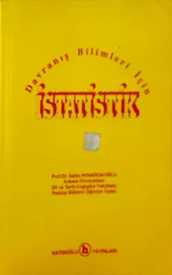 Davranış Bilimleri İçin İstatistik Selim Hovardaoğlu