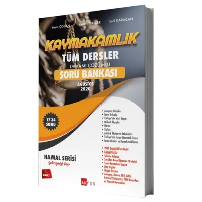 Kaymakamlık Tüm Dersler Çözümlü Soru Bankası Yasin Çoban