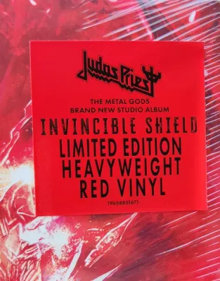 Judas Priest – Invincible Shield (Red Vinyl) LP Judas Priest – Invincible Shield (Red Vinyl) LP