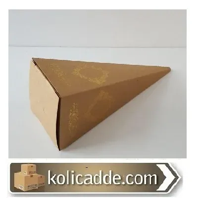 Mevlüt Şekeri Kutusu Gold Desenli 6x6x15.5 cm