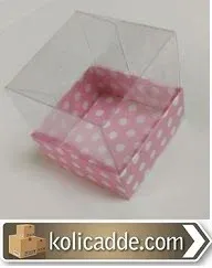 Karton Kutu Altı Puanlı  Üstü Asetat Kapak 9x9x7 cm.