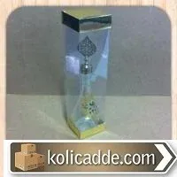 Çift Taraf Gold Kutulu Asetat Kutu 5x5x20 cm