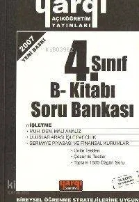 4. Sınıf B- Kitabı Soru Bankası