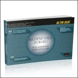 Medeni Usul Hukuku Hocasından Ders Notları
