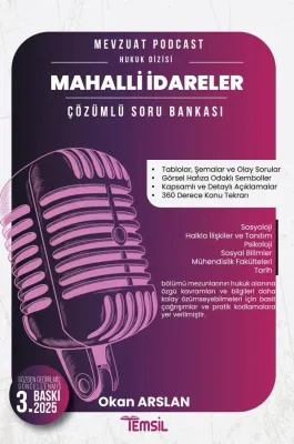 Mahalli İdareler Çözümlü Soru Bankası Okan Arslan
