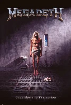 Megadeth - Countdown To Extinction Poster (Lütfen Ürün Açıklamasını OKuyunuz!)