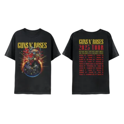 Guns N' Roses Tour Admat 2025 T-Shirt