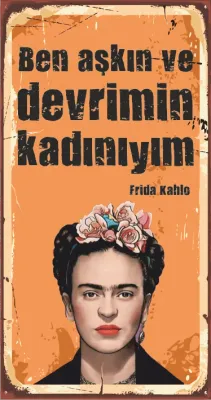 Frida Kahlo Ahşap Poster
