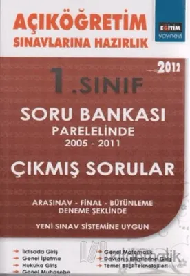 Açıköğretim Sınavlarına Hazırlık 1. Sınıf 2012
