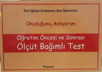 Öğretim Öncesi ve Sonrası Ölçüt Bağımlı Test (ince)