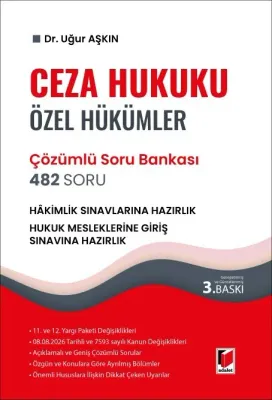 Ceza Hukuku Özel Hükümler Çözümlü Soru Bankası Uğur Aşkın