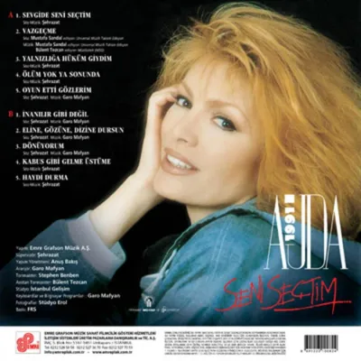 Ajda Pekkan - Seni Seçtim LP Ajda Pekkan - Seni Seçtim LP
