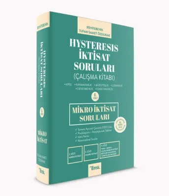 Hysteresis İktisat Soruları Cilt-1 Mikro İktisat - 2026