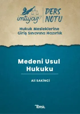 İmtiyaz Ders Notları HMGS Medeni Usul Hukuku