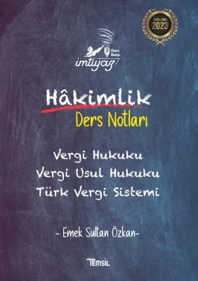 Vergi Hukuku- Vergi Usul Hukuku- Türk Vergi Sistemi Emek Özkan Vergi Hukuku- Vergi Usul Hukuku- Türk Vergi Sistemi Emek Özkan