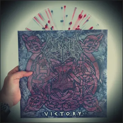 Unleashed – Victory (ultra clear with oxblood and silver splatters vinyl) LP