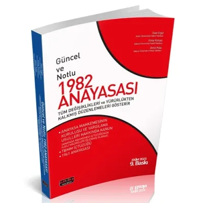 Güncel ve Notlu 1982 Anayasası 9.BASKI