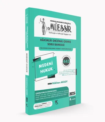 MÜESSİR Medeni Hukuk Soru Bankası
