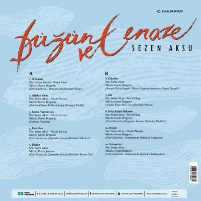 Sezen Aksu - Düğün ve Cenaze LP Sezen Aksu - Düğün ve Cenaze LP