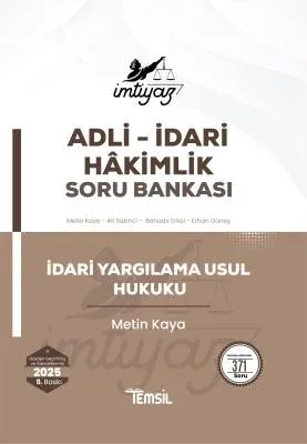 İMTİYAZ İdari Yargılama Usul Hukuku Soru Bankası 9.BASKI