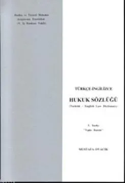 Bankacılar İçin Hukuk Sözlüğü