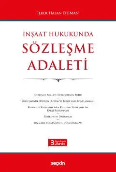 İnşaat Hukukunda Sözleşme Adaleti 3.BASKI