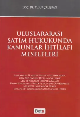 Uluslararası Satım Hukukunda Kanunlar İhtilafı Meseleleri
