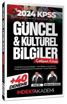 Akademi 2024 KPSS Güncel ve Kültürel Bilgiler Çalışma Kitabı (40 Denem