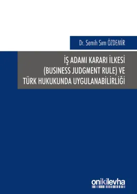 İş Adamı Kararı İlkesi ve Türk Hukukunda Uygulanabilirliği