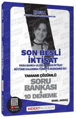KPSS A Grubu İktisat Son Beşli Soru Bankası ve 10 Deneme Çözümlü