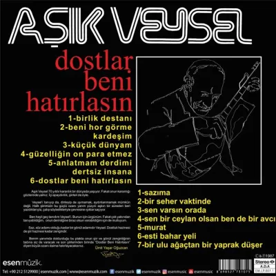 Aşık Veysel - Dostlar Beni Hatırlasın LP