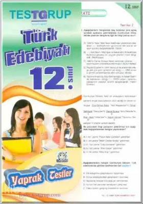 12. Sınıf Türk Edebiyatı Yaprak Test