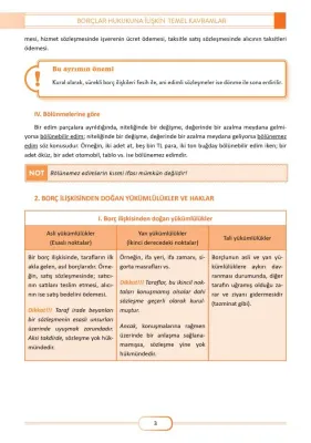 İmtiyaz Borçlar Hukuku Genel Hükümler - Özel Hükümler Ders Notları Ali İmtiyaz Borçlar Hukuku Genel Hükümler - Özel Hükümler Ders Notları Ali