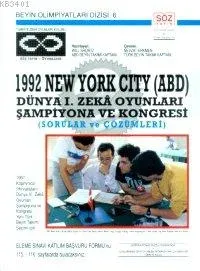 1992 Newyork Cıty Dünya I. Zekâ Oyunları Şampiyona ve Kogresi