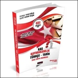 KAS Kaymakamlık Sınavı Türkçe - Tarih Test Soru Bankası