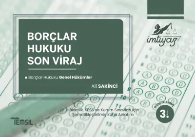 İmtiyaz Borçlar Hukuku Genel Hükümler 'Son Viraj' Ali Sakinci İmtiyaz Borçlar Hukuku Genel Hükümler 'Son Viraj' Ali Sakinci