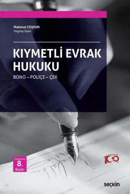 KIYMETLİ EVRAK HUKUKU 8.BASKI