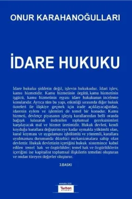 İDARE HUKUKU 3.BASKI