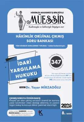 MÜESSİR İdari Yargılama Hukuku Soru Bankası Yaşar Mirzaoğlu