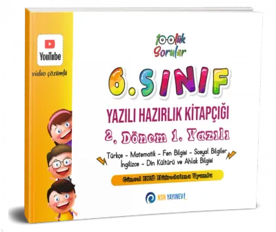 6. Sınıf Yazılı Hazırlık Kitapçığı 2. Dönem 1. Yazılı