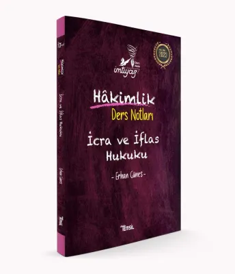 İmtiyaz Hakimlik Ders Notları İcra ve İflas Hukuku