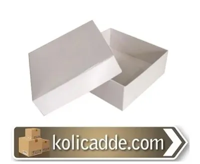 Karton Kapaklı Beyaz Kutu 7x7x2.2 cm