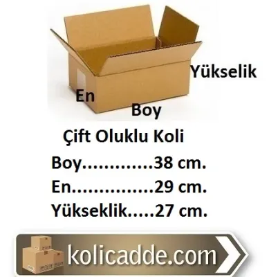 Hazır Koli 38x29x27 cm.