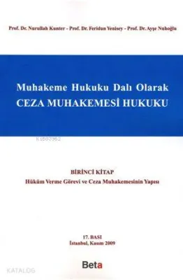 Ceza Muhakemesi Hukuku 1