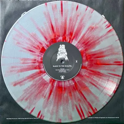 200 Stab Wounds – Slave To The Scalpel (silver bloodred splattered vin 200 Stab Wounds – Slave To The Scalpel (silver bloodred splattered vin