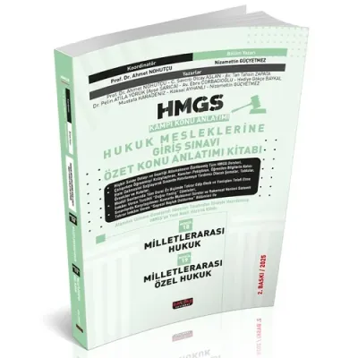 HMGS Özet Konu Anlatımı Milletlerarası Hukuk Milletlerarası Özel Hukuk