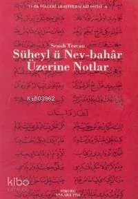 Süheyl Ü Nev-bahar Üzerine Notlar