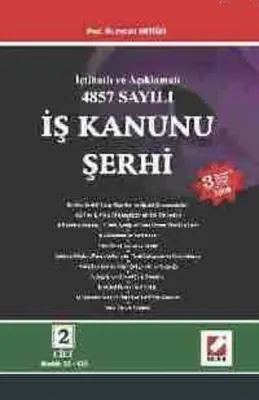 İçtihatlı ve Açıklamalı 4857 Sayılı İş Kanunu (2 Cilt)